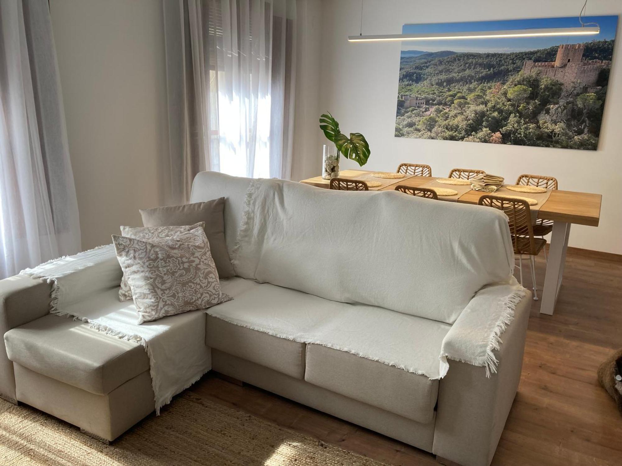 Apartamento Centrico, Climatizado Y Totalmente Equipado De 3 Habitaciones Para 6-7 Personas Santa Coloma De Farners Exteriér fotografie