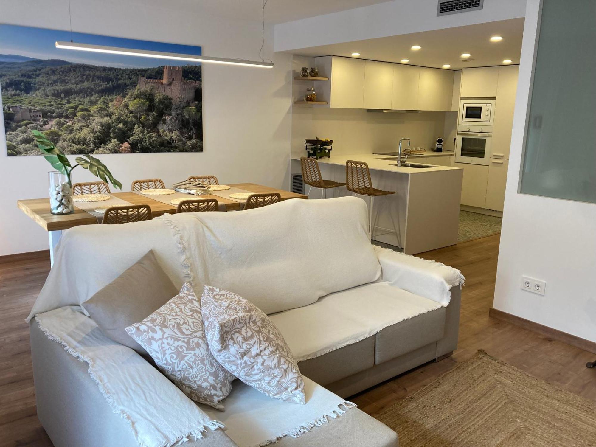 Apartamento Centrico, Climatizado Y Totalmente Equipado De 3 Habitaciones Para 6-7 Personas Santa Coloma De Farners Exteriér fotografie